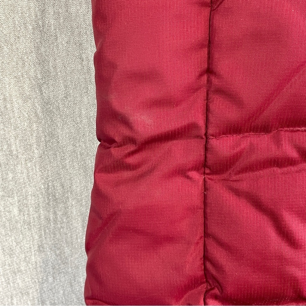 Mondetta Sport Puffer Vest Women’s Medium Maroon Quilted Down Fill Fleece Liner - Picture 12 of 13